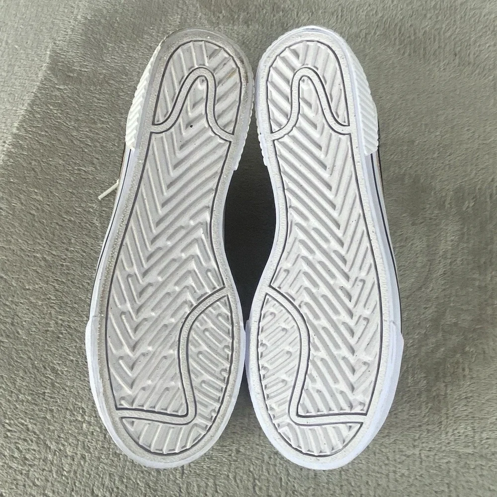 Nike Court Legacy Lift Shoes Womens Size 11 White Black Leather Sneakers NEW